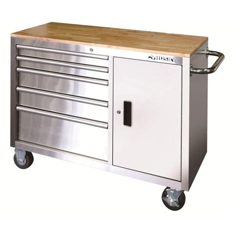 5.5 stainless steel tool cabinet|stainless steel workbenches with cabinets.